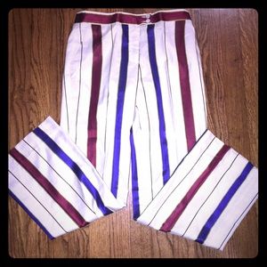 Designer striped dress pants!